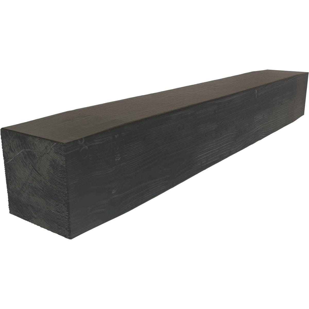 Aged Ash Sandblasted Faux Wood Fireplace Mantel Y23462