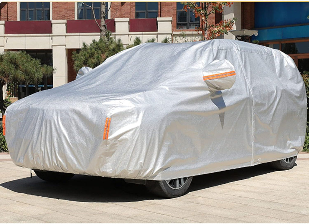 Heavy Duty All Weather Outdoor Full Car Cover with Zipper Y515590