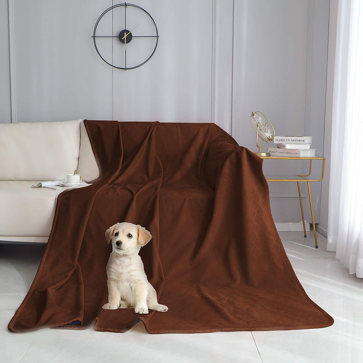 Waterproof Dog Blanket Bed Cover Crystal Velvet Plush Pet Blanket A9259