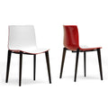White/Red Dining Chair, Set of 2 O718