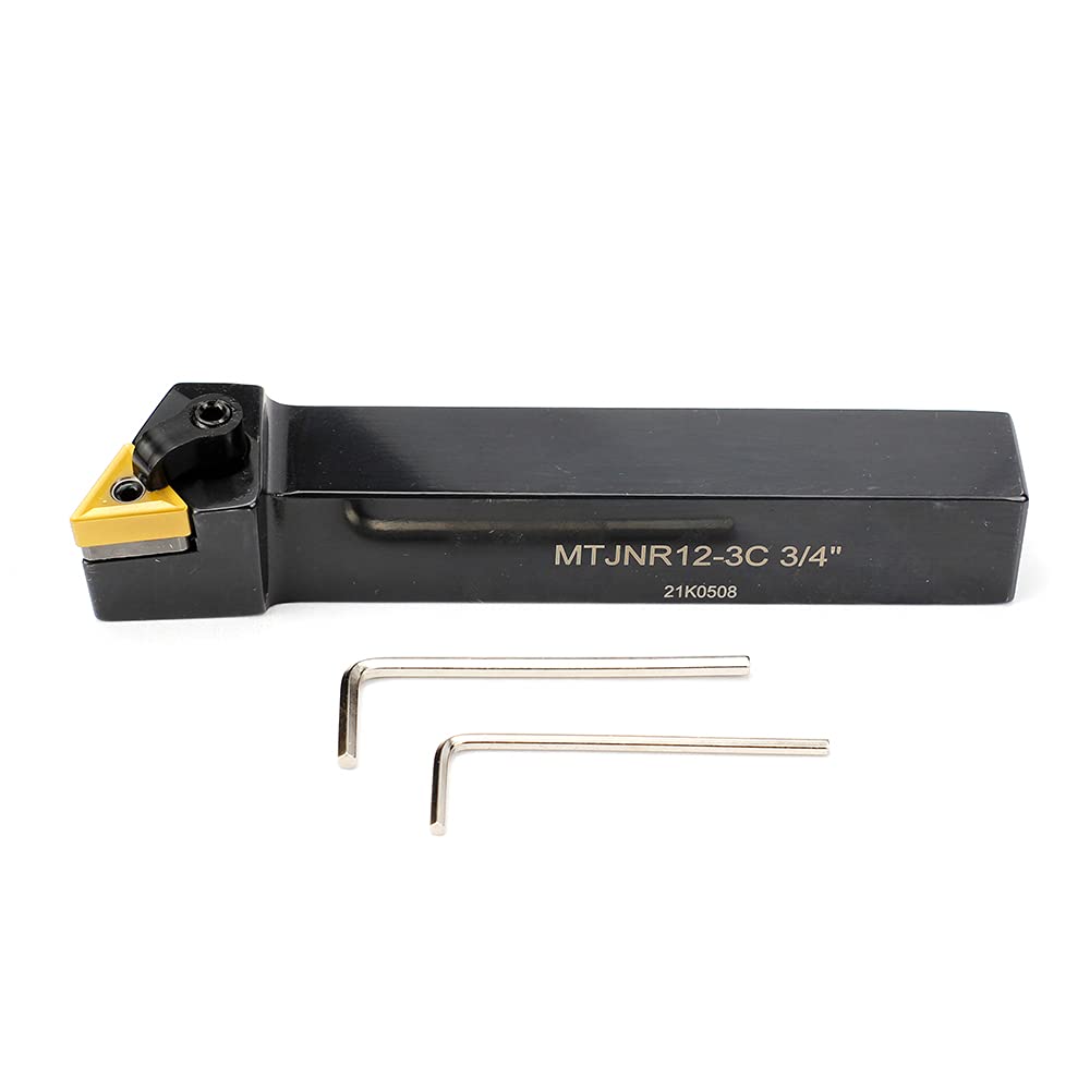 Lathe Turning Tool Holder with TNMG332 Insert, 93 Degree, Pack of 2 K832