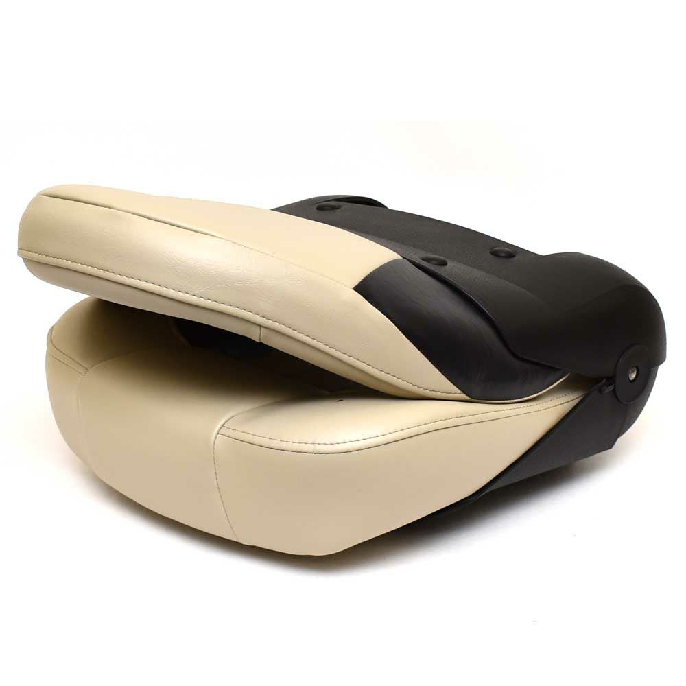 Beige Black Folding Fishing Seat 24 x 18 x 20 Inch N845