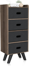 4 Drawer Wood Top Storage Dresser C50621