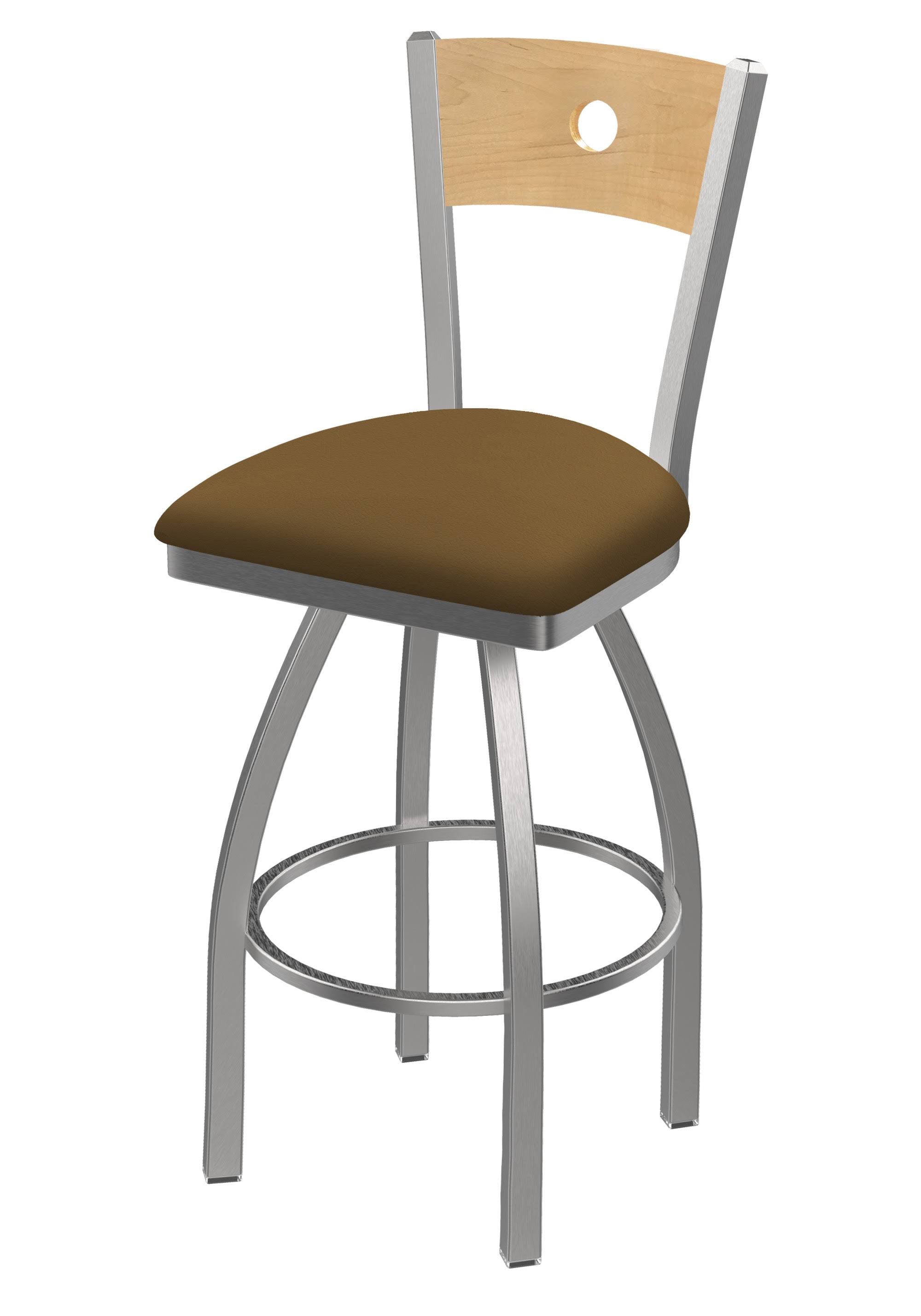 25 inch Swivel Counter Stool with Stainless Finish K382922