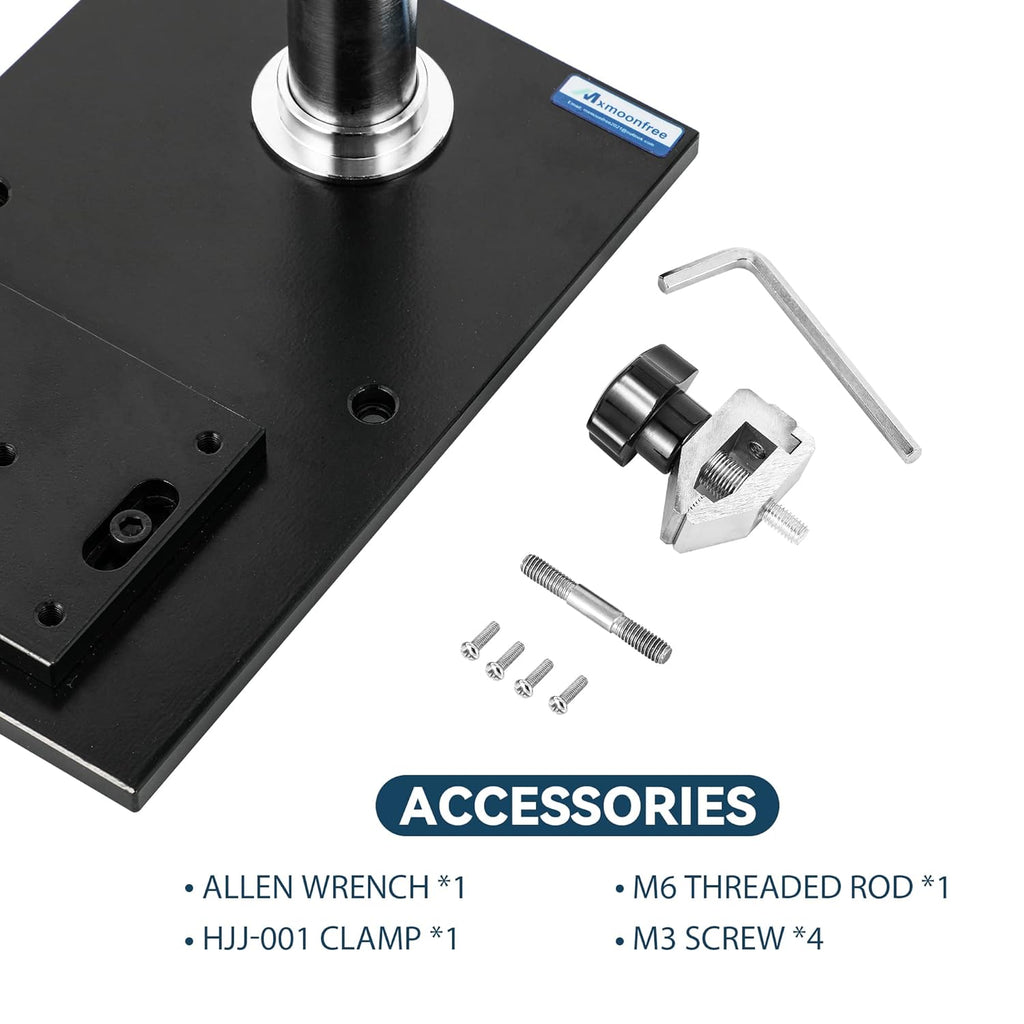 Force Gauge Stand Push Pull Test Stand Lever-Operated Manual Test Stand Stroke 70mm/2.8 with Digital Scale and Clamp x1 I300