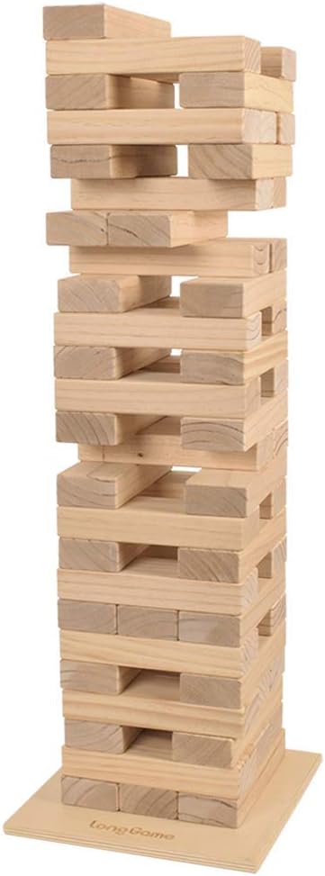 Jumbo Wood Stacking Lawn Yard Game with Carry Bag T732095