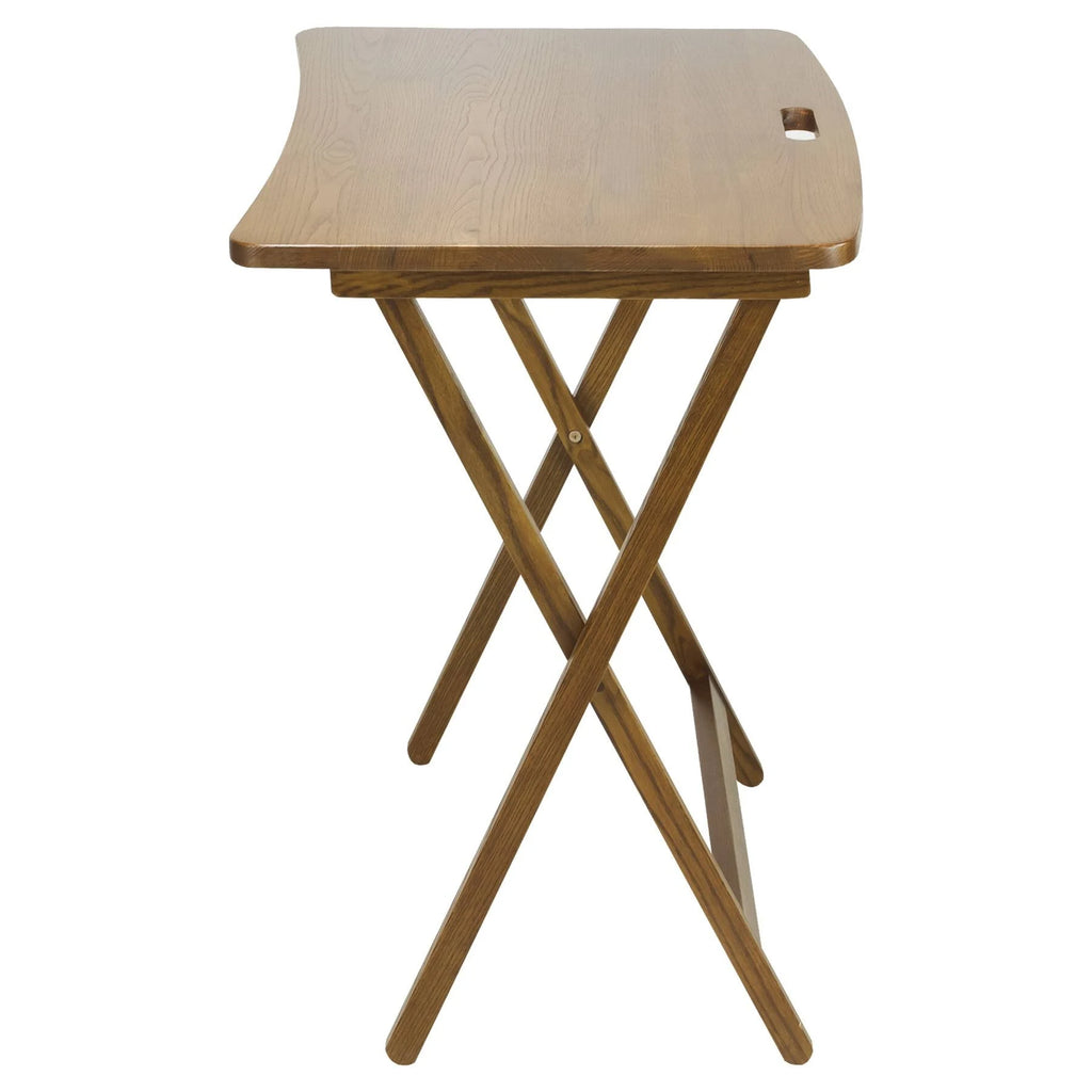 Solid American Red Oak Folding Table G639