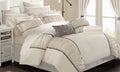 24 Piece Beige Queen Comforter Bed in A Bag R8027
