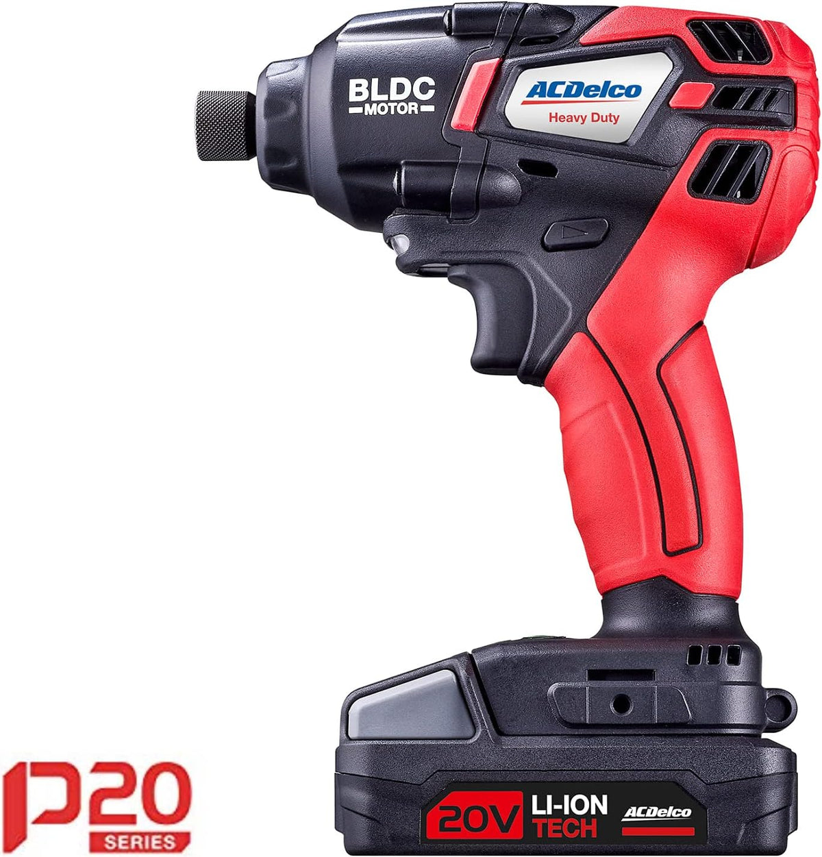 20V Cordless Li-ion 1/4” Brushless Impact Driver Tool Kit P12406
