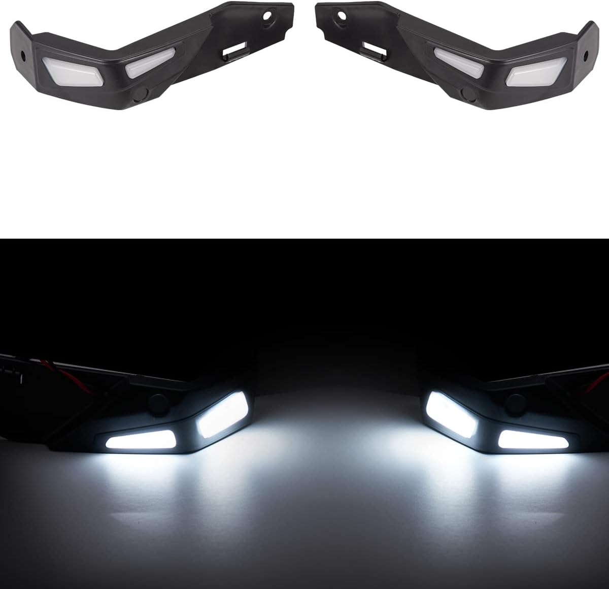 Black Aluminum Hand Guards LED Lighting Kit (2PCS) C6030