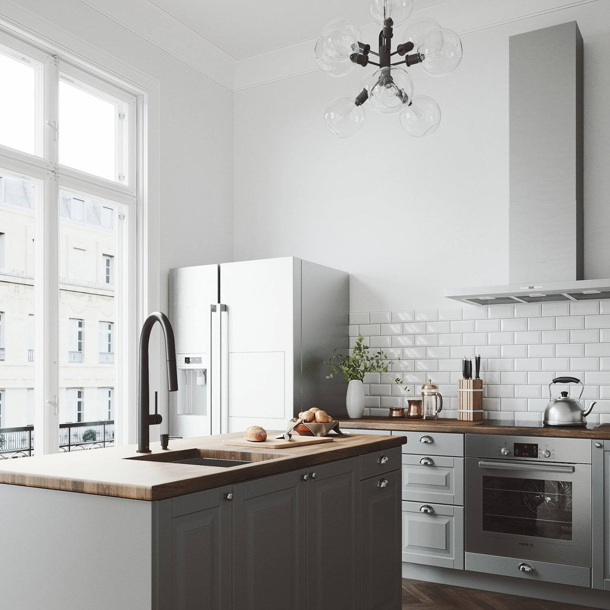 Matte Gold Pull-Down Kitchen Faucet with Soap Dispenser D713967