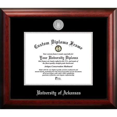17 x 14 in. Silver Embossed Diploma Frame V995