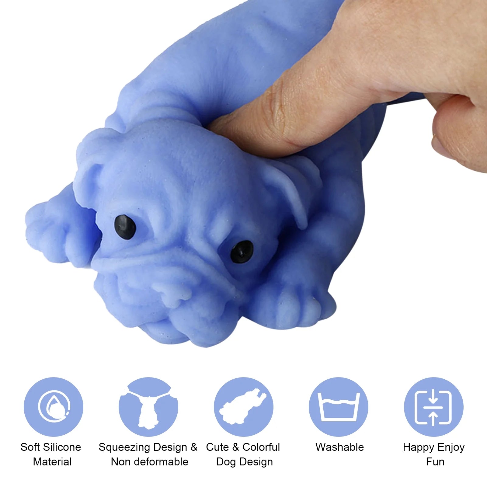 Squishy Stress Balls Toy Cute Dog Design Slow Rebound B447