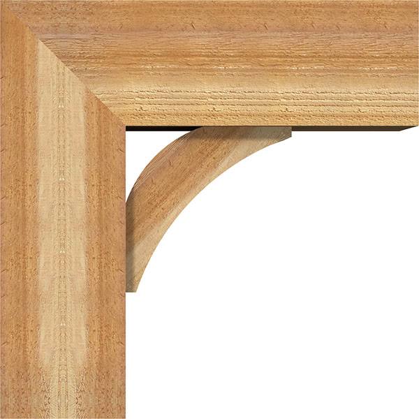 Rough Sawn Cedar Bracket with Offset Brace M7774