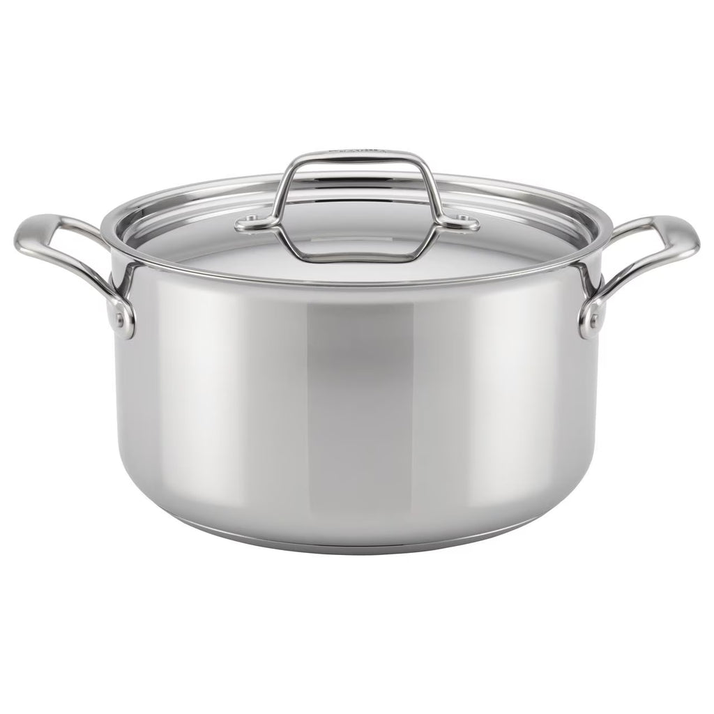 Stainless Steel Stockpot with Lid, 8-Quart U932388