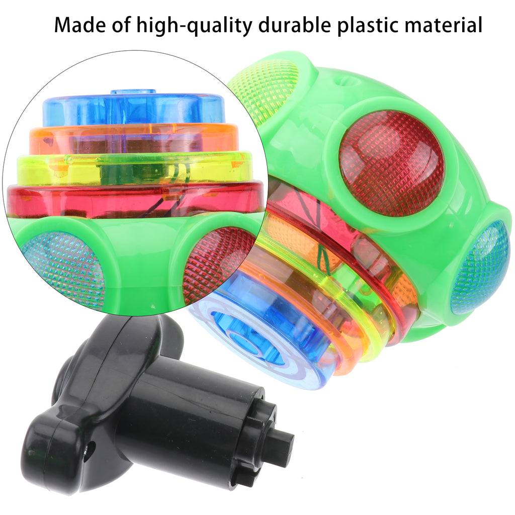 3pcs Gyro Toy Light Flashing Gyrator Shining Toy with Music N992560