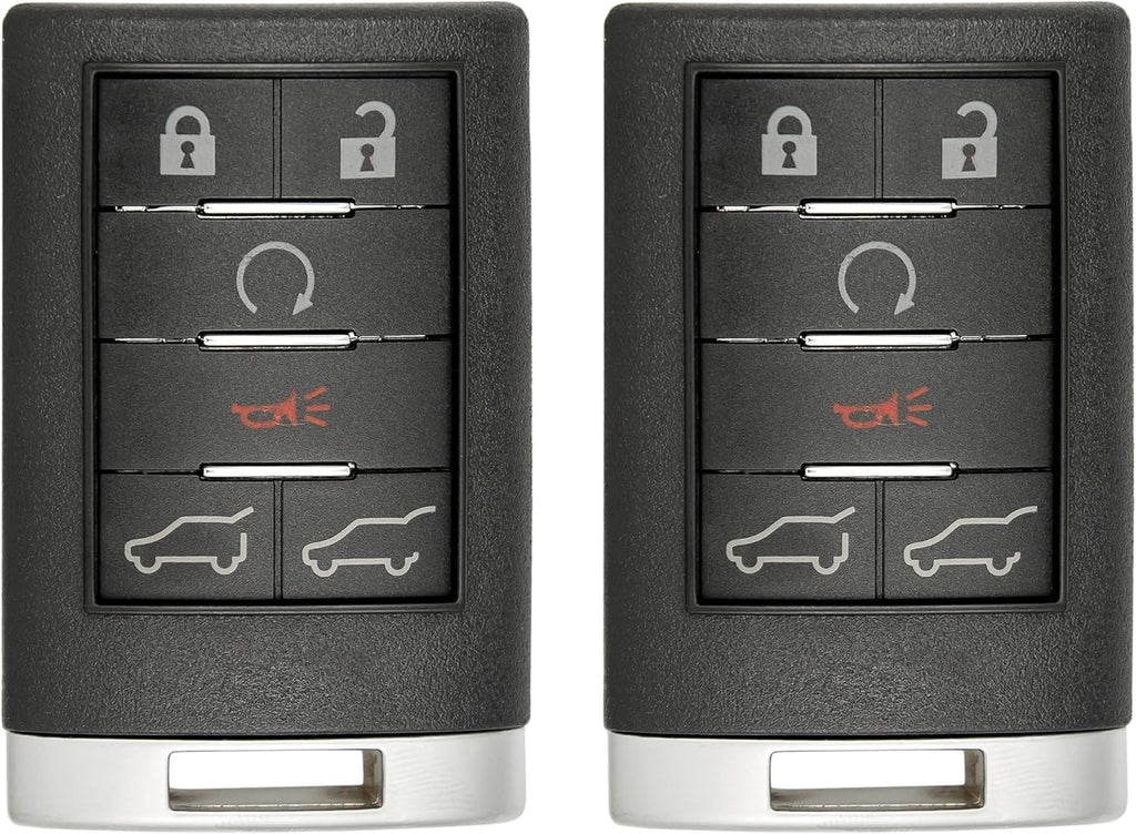 6 Button Remote Key Fob Pack of 2 D286