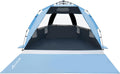 Blue Pop up Beach Tent Sun Shelter 4 Person, Pack of 2 X4657
