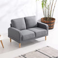 Light Grey 50" Upholstered Loveseat Sofa U769
