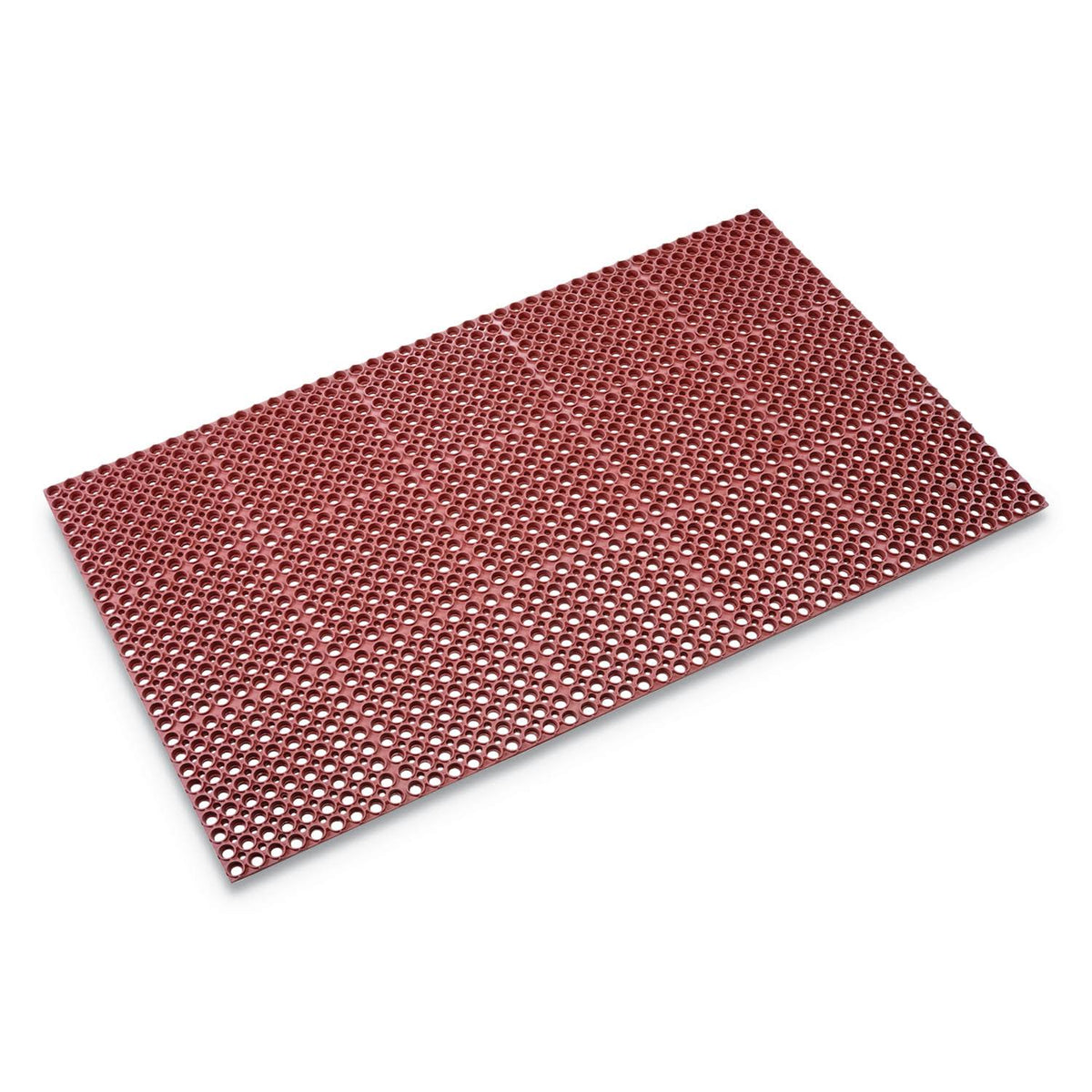 Heavy-Duty Anti-Fatigue Drainage Mat 36x60 Terra Cotta R863093
