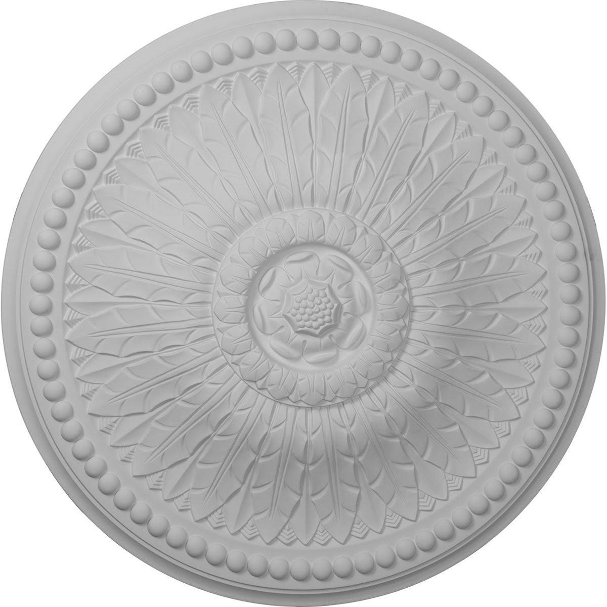 29 3/8x22OD x 2 7/8x22P Ceiling Medallion (Clear Yellow) A38747