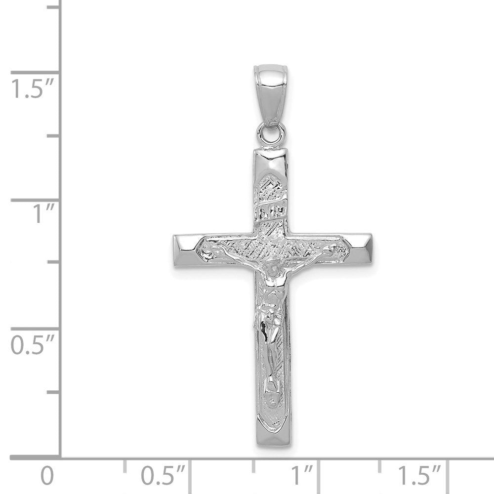 14k White Gold Crucifix Pendant V53122