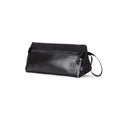 Black Canvas Dopp Kit with Black Leather P2256