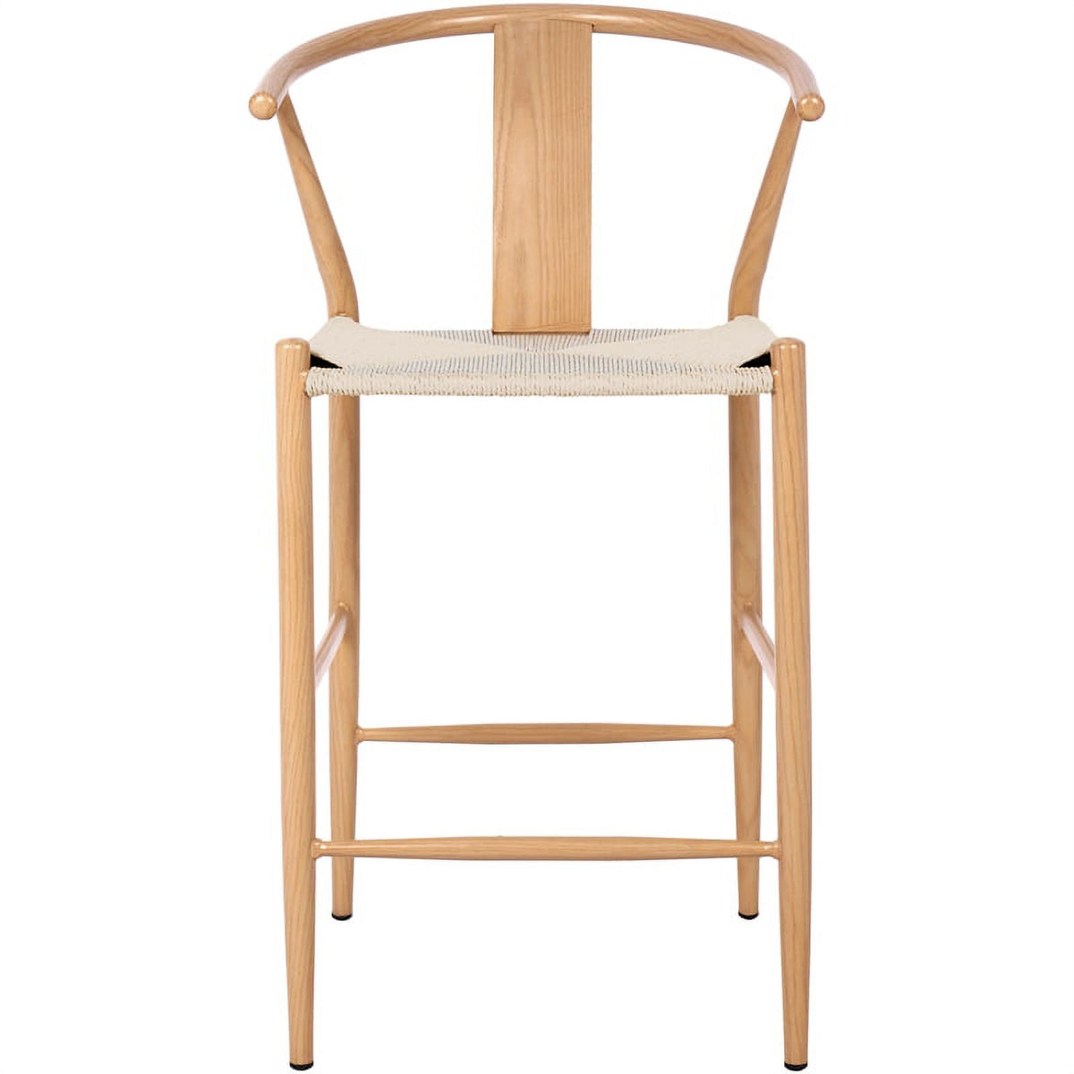 Beige Hand Woven Rope Stool R88151