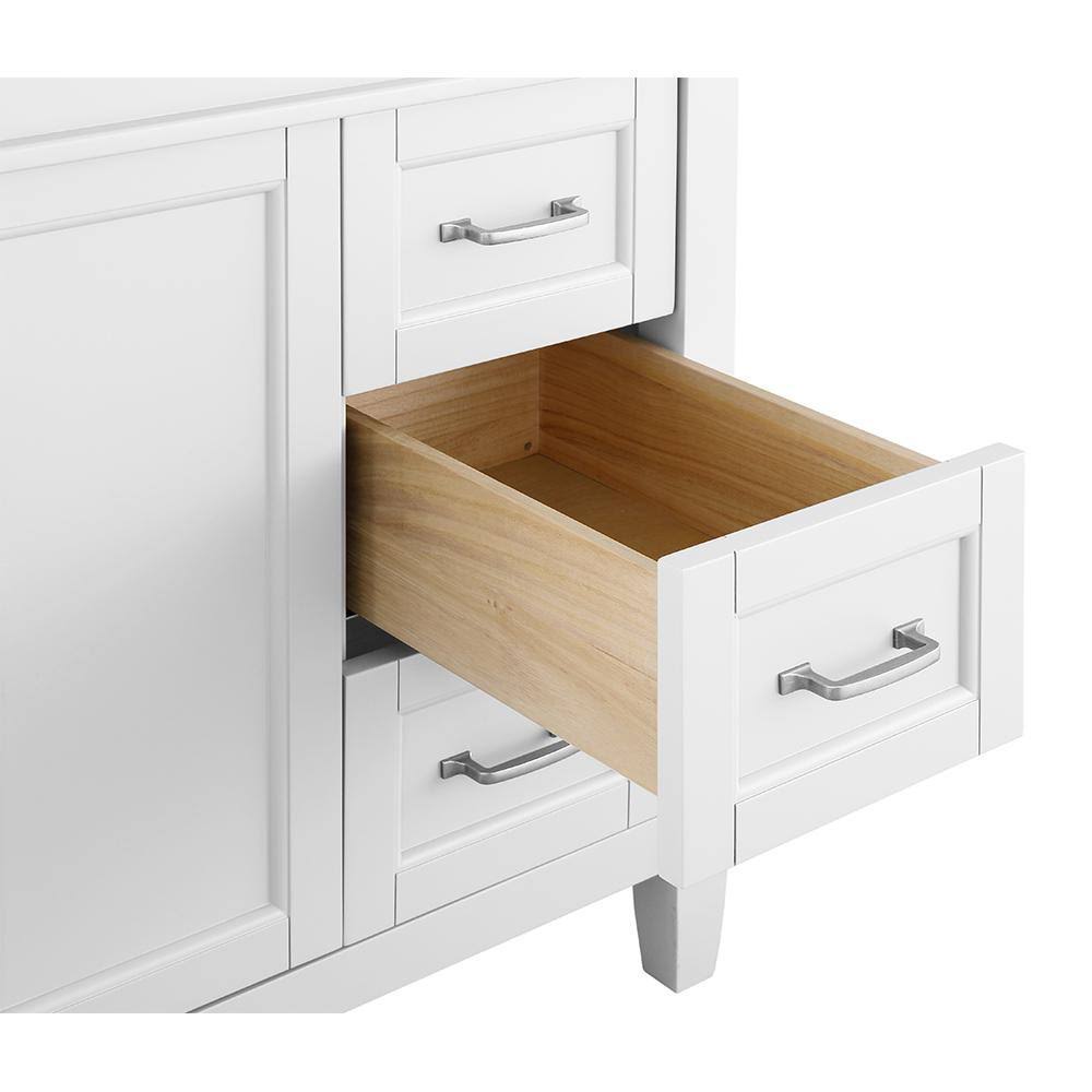White Vanity Cabinet B653