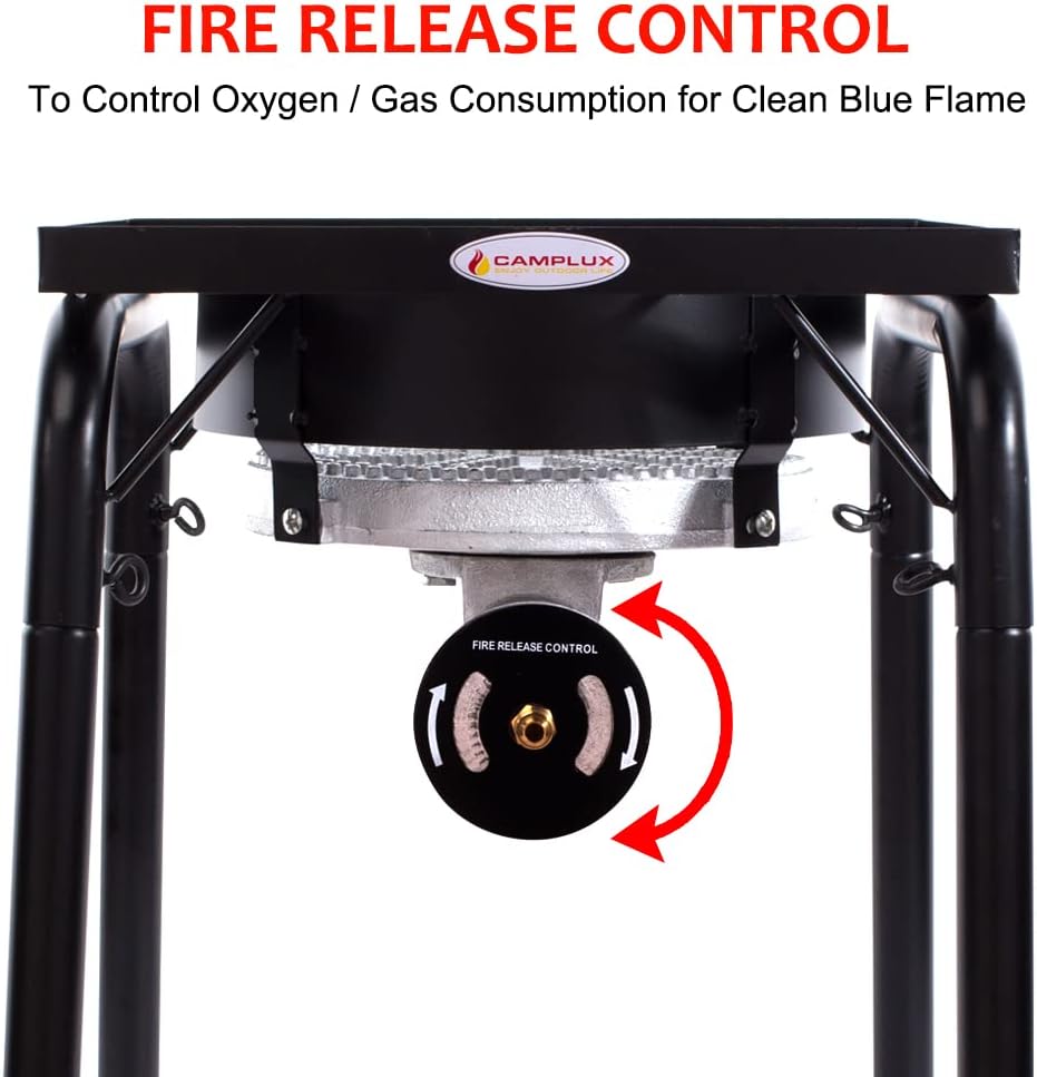 Propane Burner 200,000 BTU Single Outdoor Stove O424