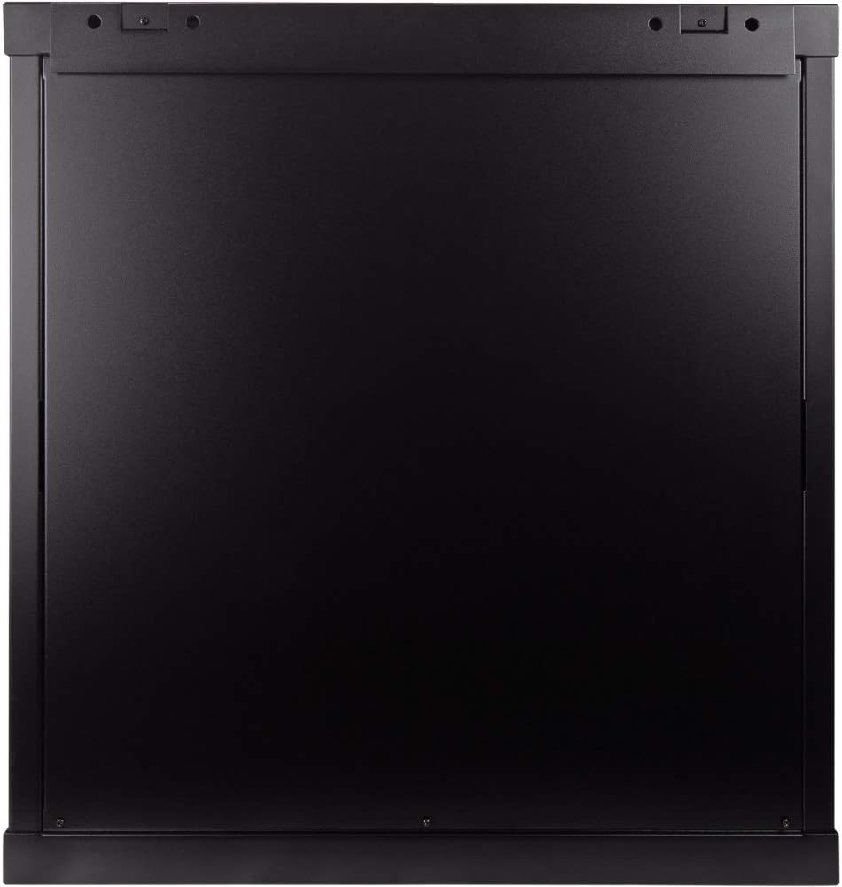 12U Wallmount Cabinet Enclosure 19-Inch Server Network Rack with Locking Perforated Door Black O800806