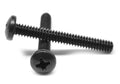 Black Oxide Coarse Thread Machine Screw Phillips Pan Head Low Carbon Steel A9721