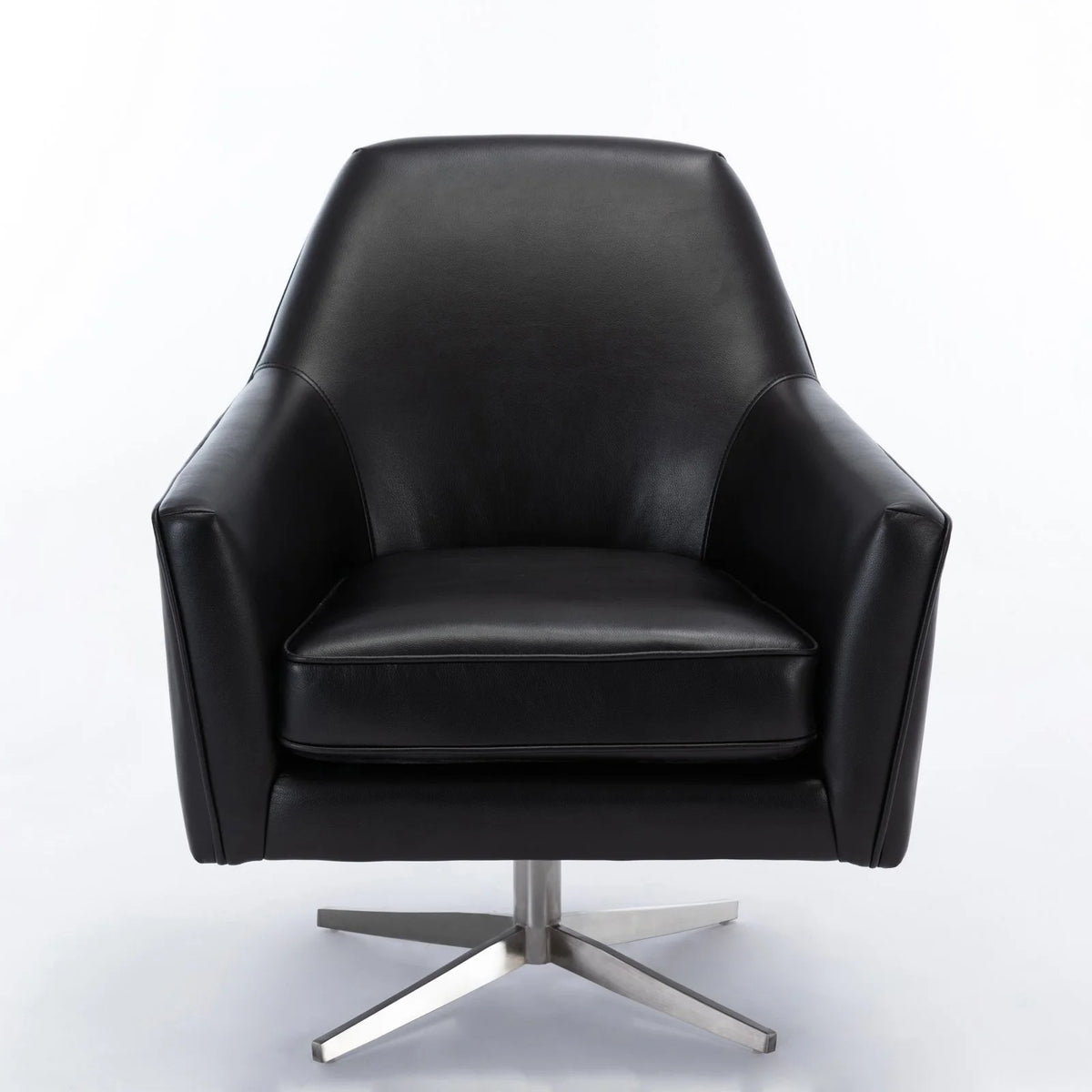 Leather Swivel Armchair C6346