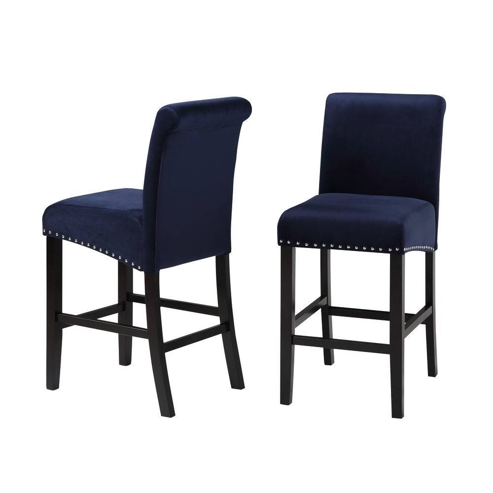 Velvet Counter Chair (Set of 2) O395
