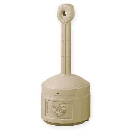 Butt Can, Adobe Beige, Capacity 4 Gallons N96216