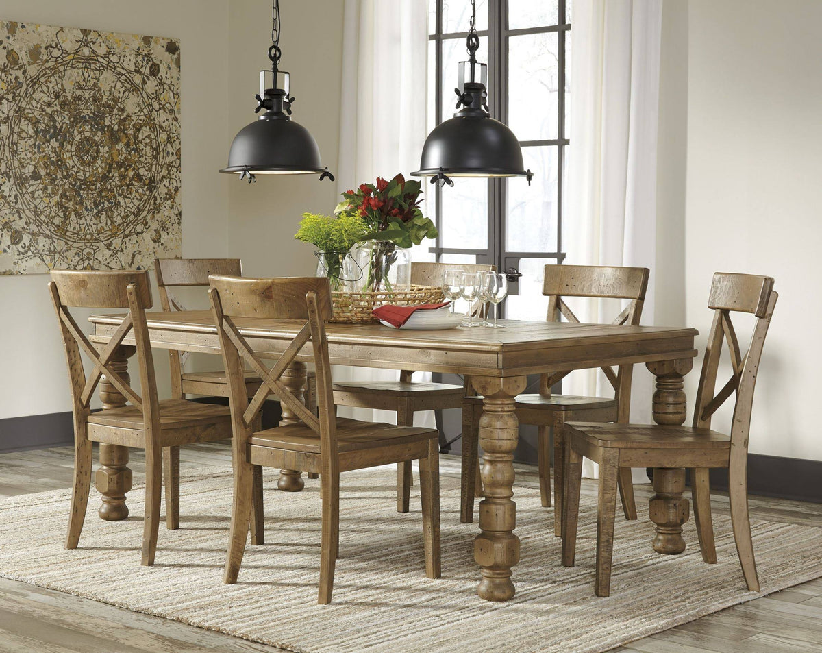 Brown Dining Side Chair Set of 2 F37684