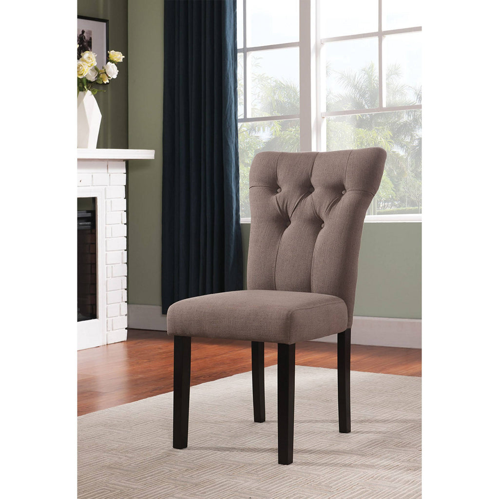 Espresso Brown Side Chair - 2 count V21283