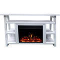 White Electric Fireplace Mantel N41558
