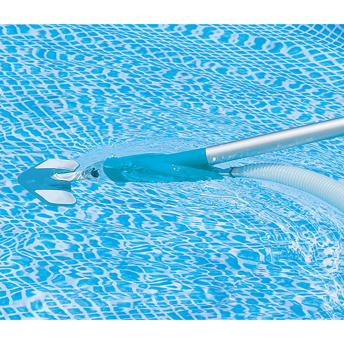 Deluxe Pool Cleaning Maintenance Kit with Vacuum, Skimmer Net, Telescoping Aluminum Shaft, Wall Brush Attachment S182