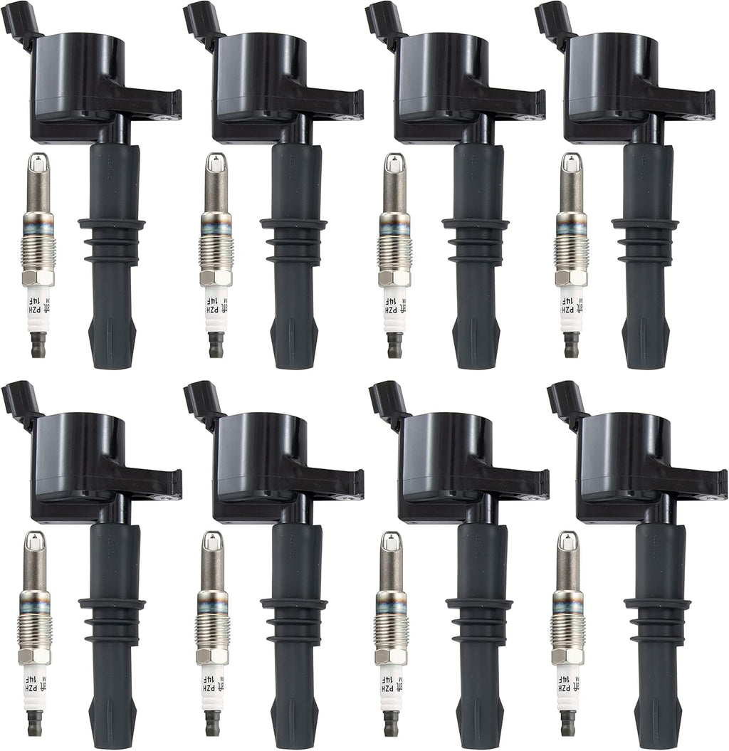 Ignition Coils x 8 & Spark Plugs x 8 for 2004-2008 V8 Y928475