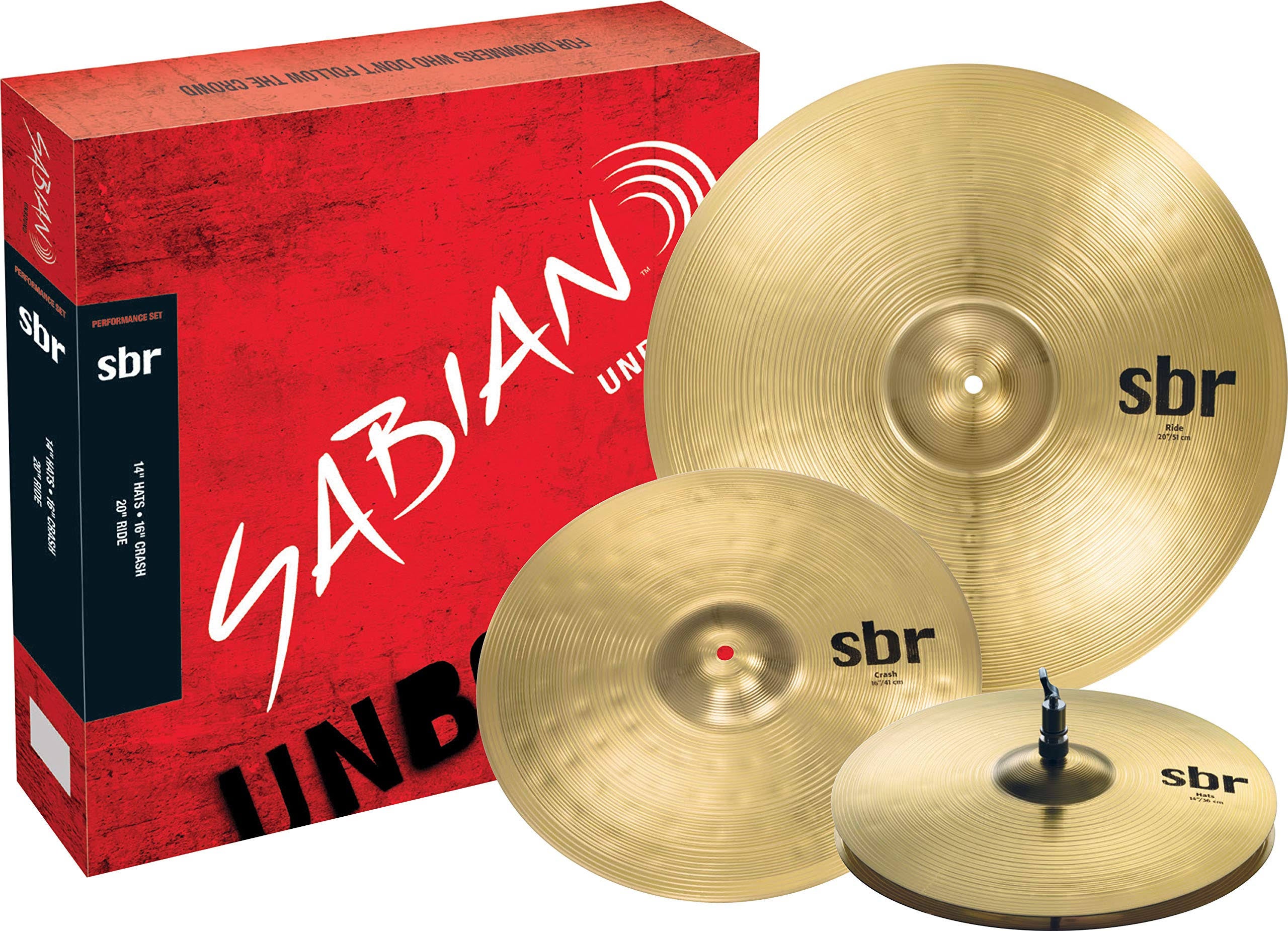 3-Piece Brass Cymbal Set K923