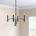 4-Light Candle Style Chandelier Gold Flamingo Finish N9915