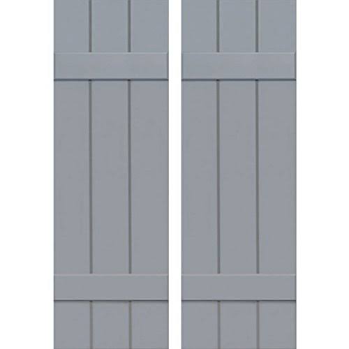 Composite Board-n-Batten Shutters, Per Pair C1960