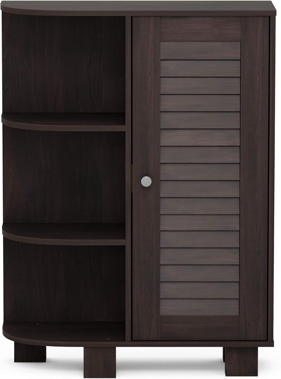 White Louver Door Storage Cabinet Pack of 2 P546