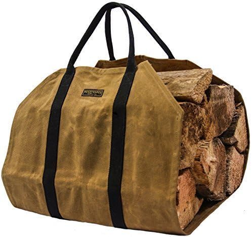 Waxed Canvas Firewood Log Carrier Pack of 2 T899