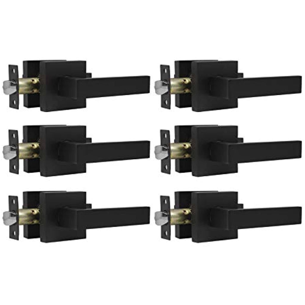 6 Pack Matte Black Interior Door Handles R857