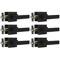 6 Pack Matte Black Interior Door Handles R857