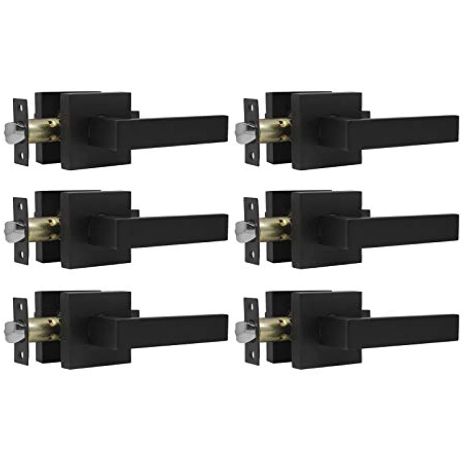 6 Pack Matte Black Interior Door Handles R857