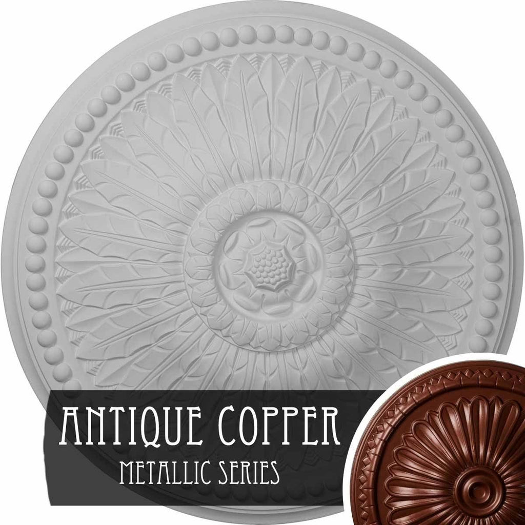 29 3/8x22OD x 2 7/8x22P Ceiling Medallion (Clear Yellow) A38747