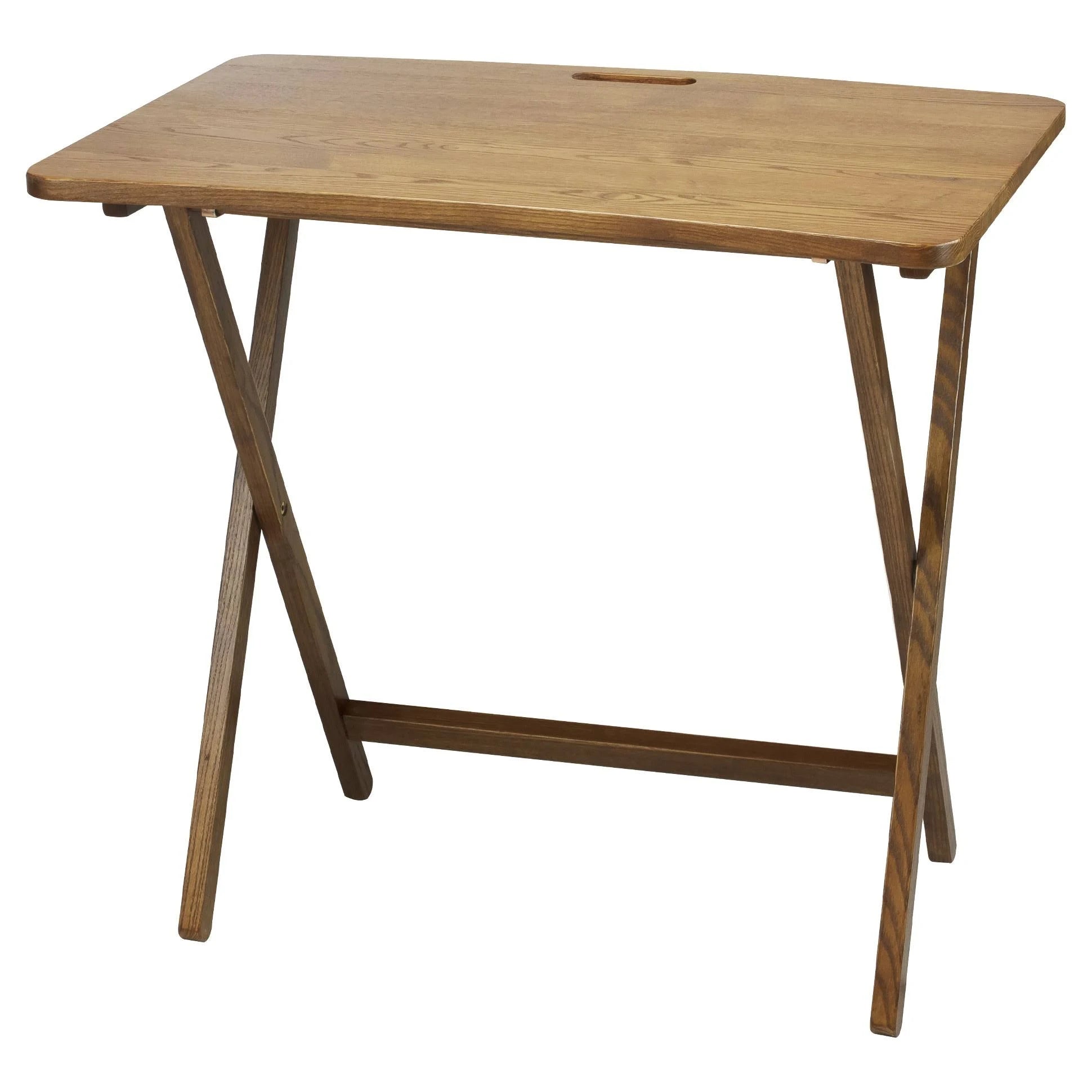 Solid American Red Oak Folding Table G639
